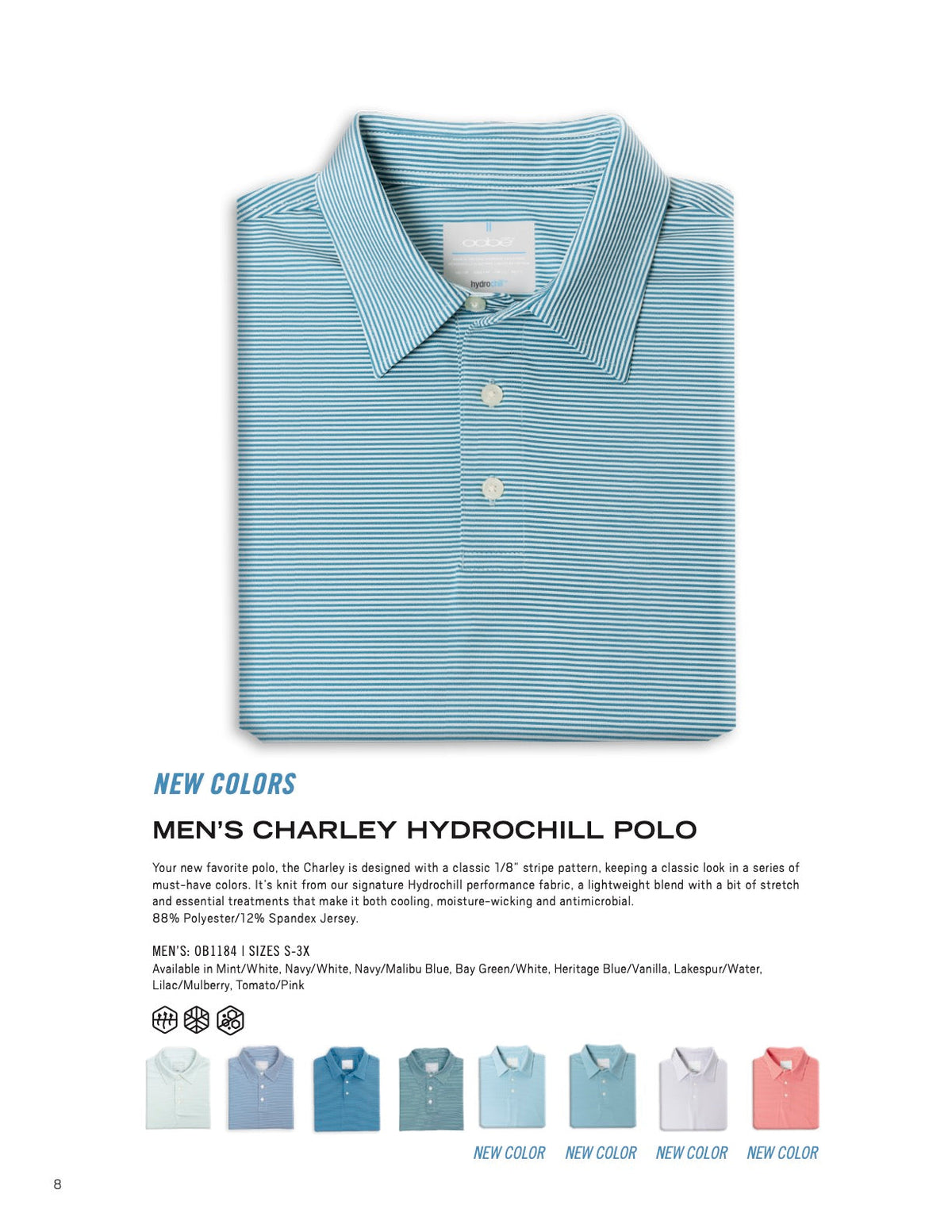 OOBE Men's Charley Hydrochill Polo
