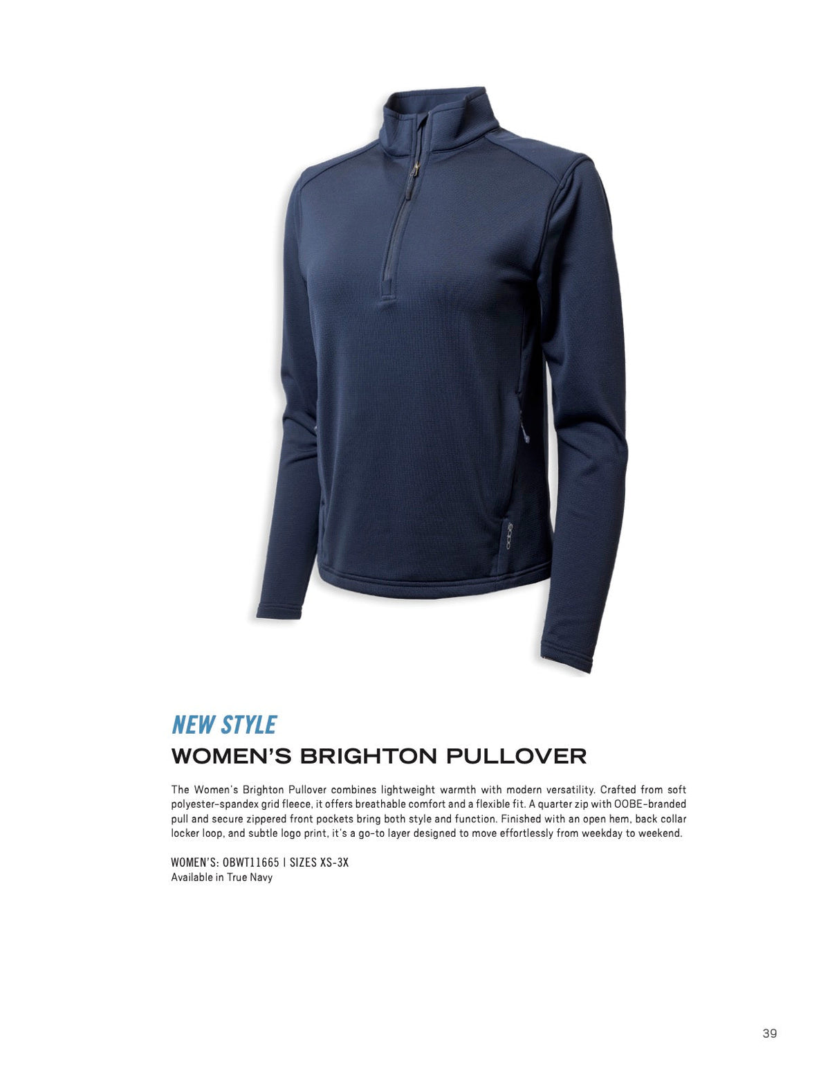 OOBE Women's Brighton Pullover