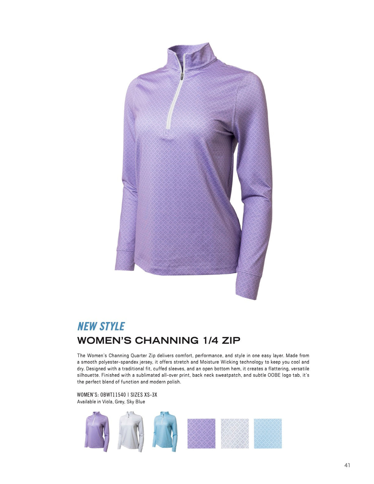 OOBE Women's Channing 1/4 Zip