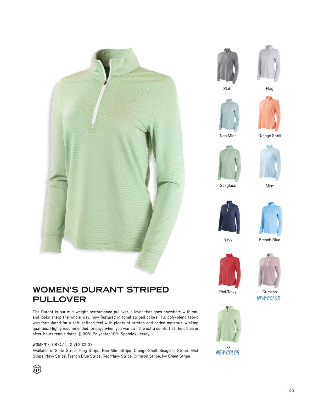 OOBE Women's Durant Striped Pullover