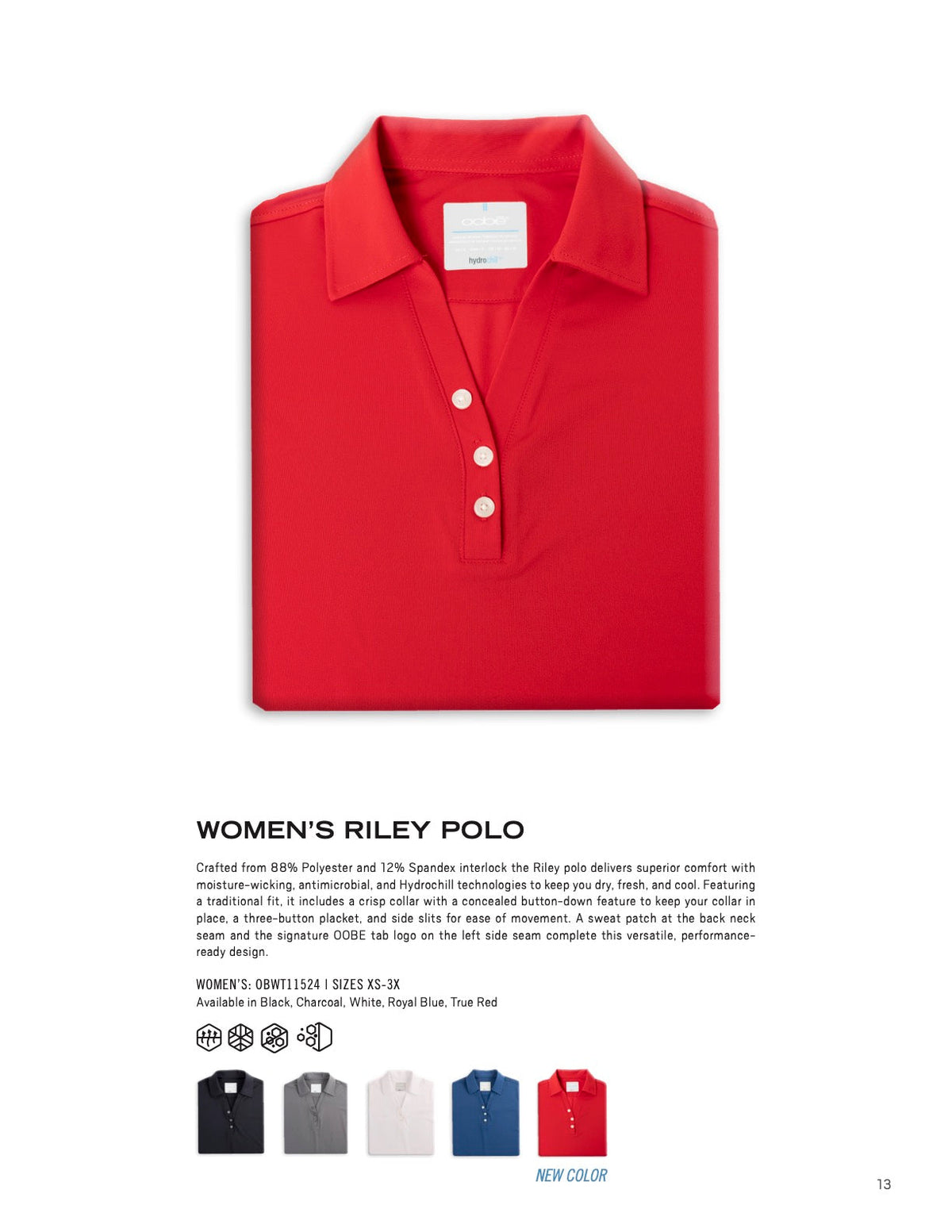 OOBE Women's Riley Polo